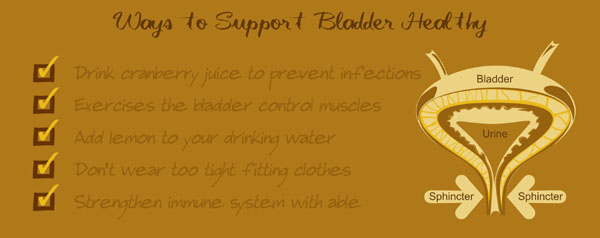how to prevent bladder disorders, vitamins and supplements for bladder problems, bladder infection, urinary disorder, bladder control issues, incontinence